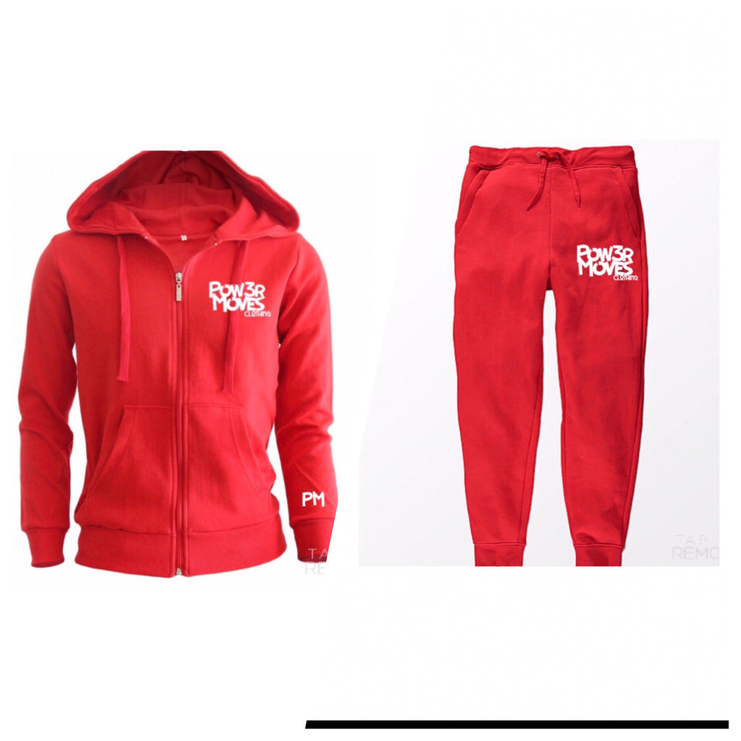 Fire Red Sweatsuit